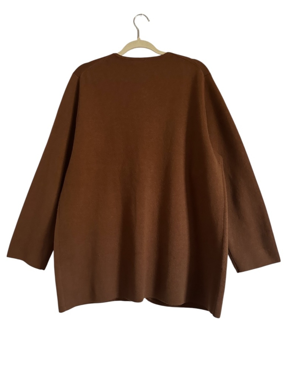 J.Crew Giselle Sweater Blazer Merino Wool Gold Button Knit Jacket L - Picture 6 of 14